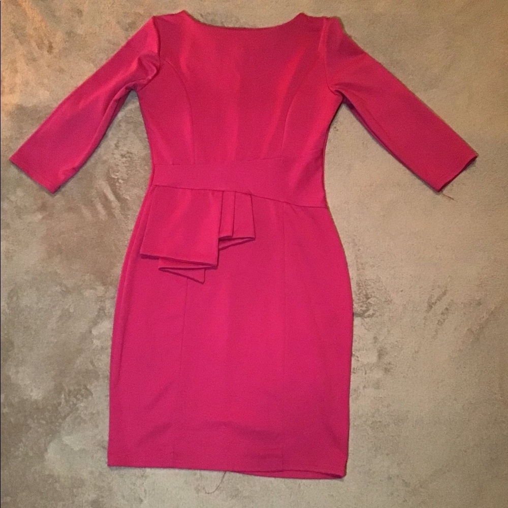 Hot pink dress